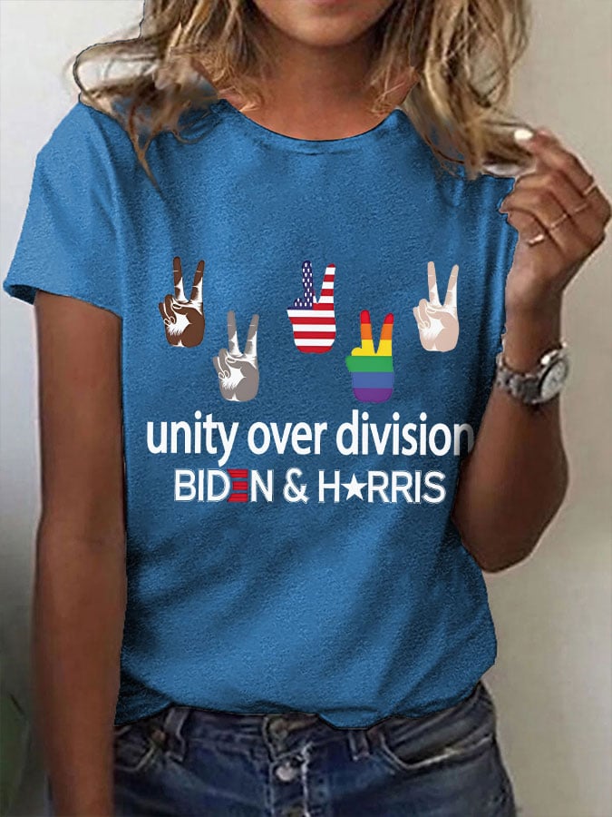 Women's Unity Over Division Casual T-Shirt