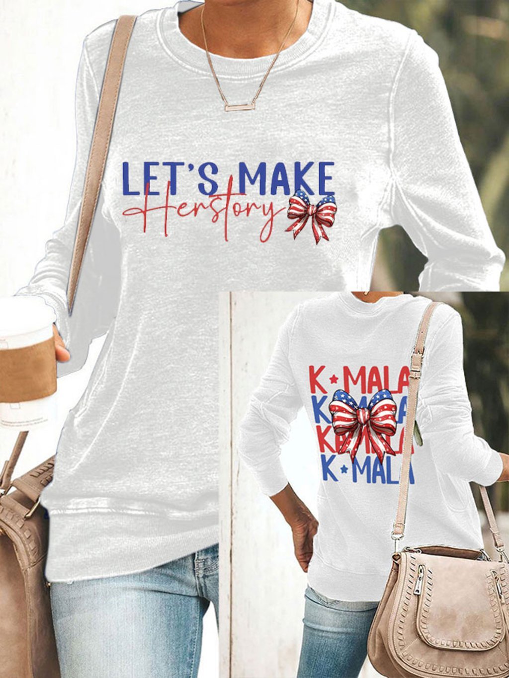 Women's Let's Make Herstory Printed Shirt