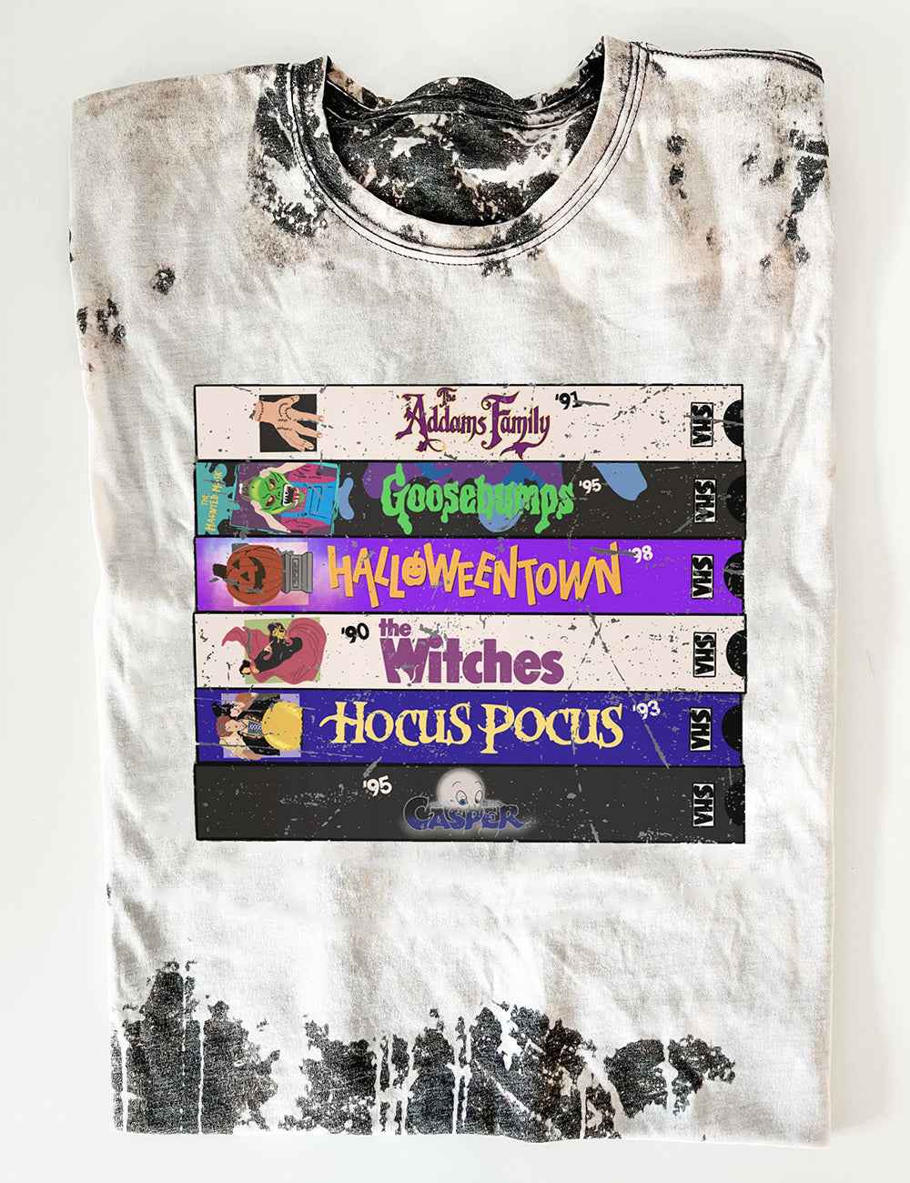 Women's 90s Halloween Movies Print T-Shirt