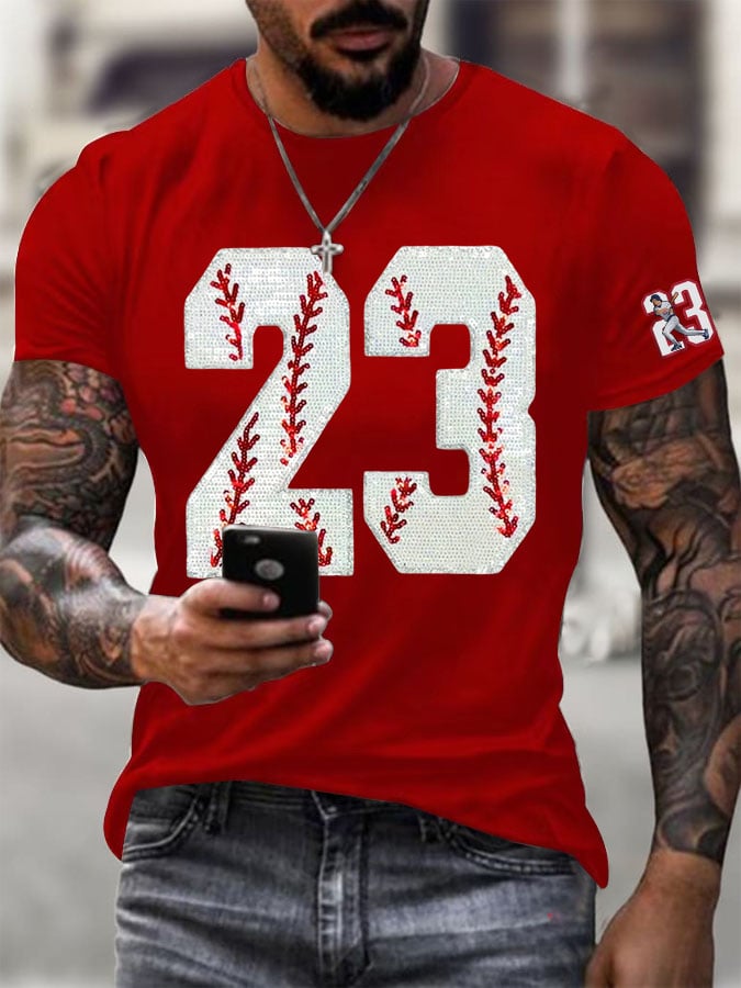 Men's RIP 23 Printed Round Neck T-Shirt