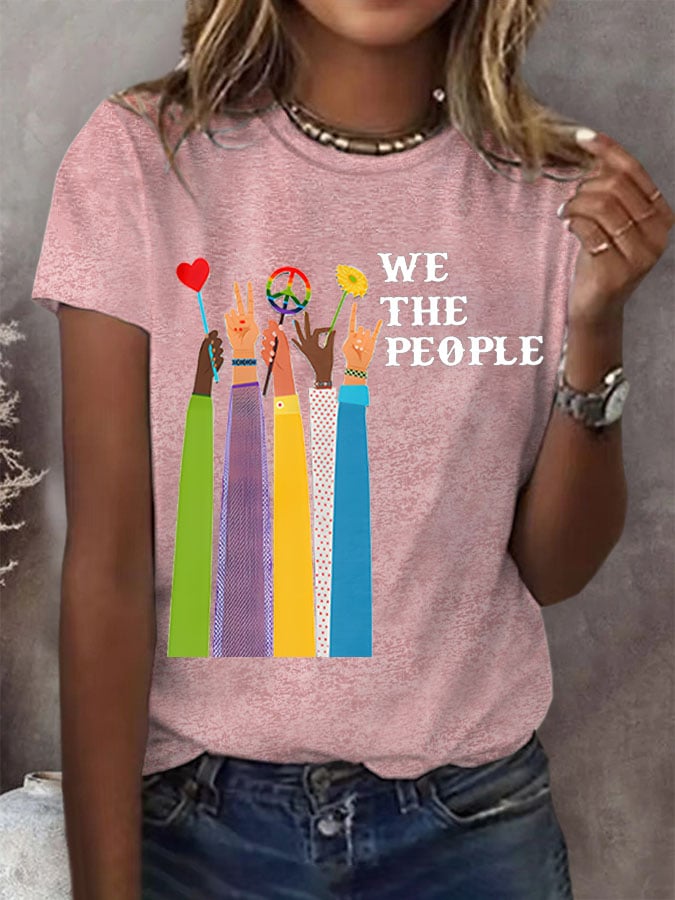 Women'S We The People Peace Printed T-Shirt