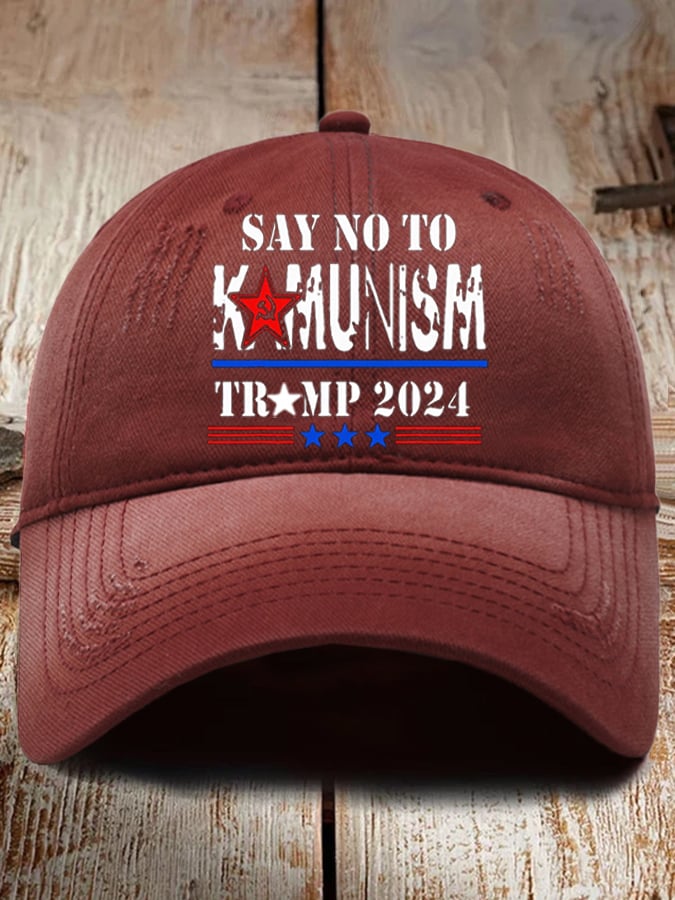 Unisex SAY NO TO K MUNISM Print Hat