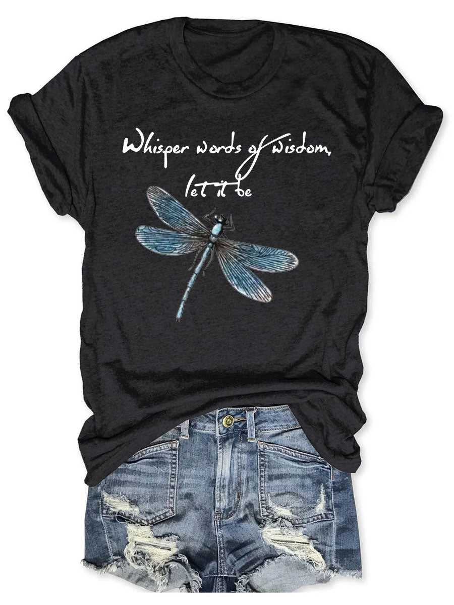 Whisper Words Of Wisdom Let It Be Graphic T-shirt