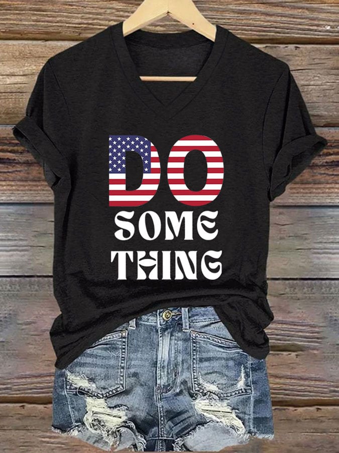 Women'S Do Something Printed T-Shirt