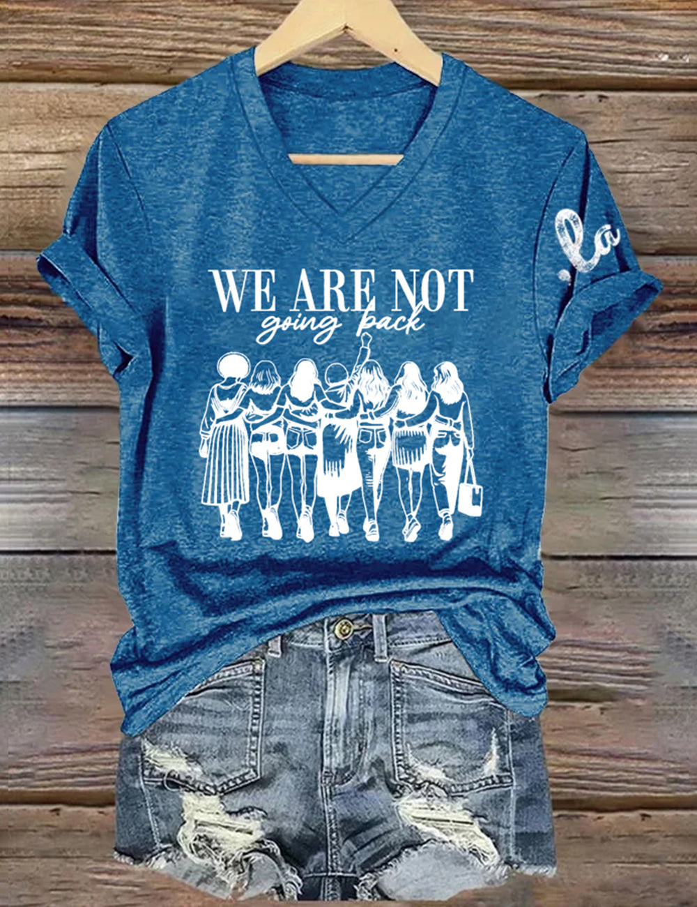 Women's We're Not Going Back Print T-Shirt