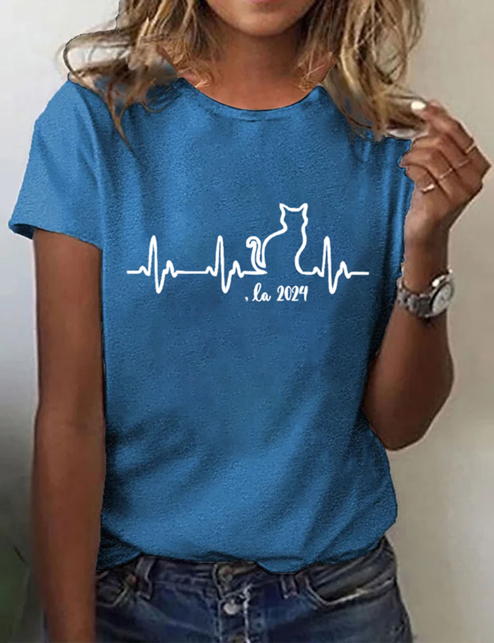 Women's Comma La 2024 Print T-Shirt