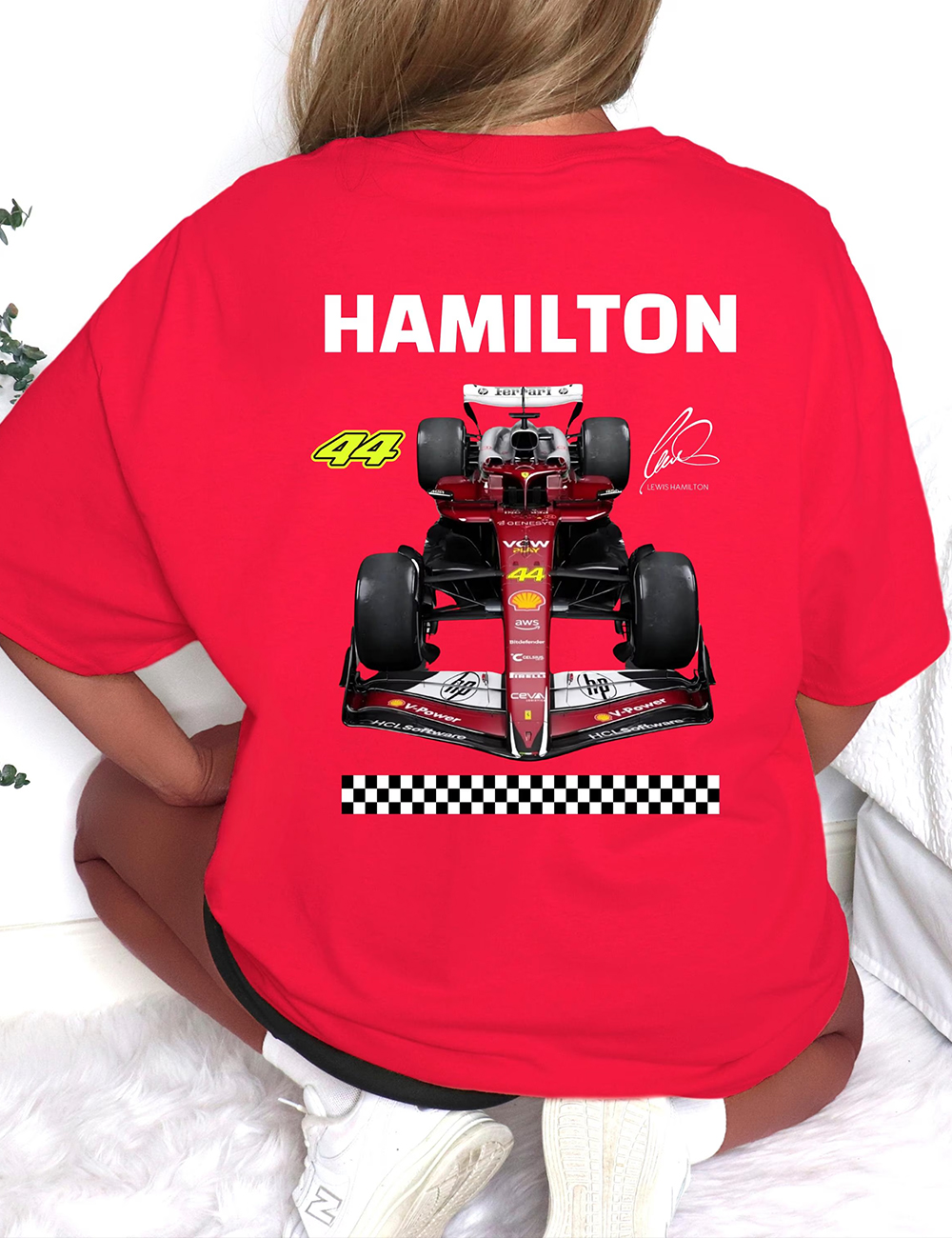 Lewis Hamilton 2025 F1 Ferrari T-Shirt