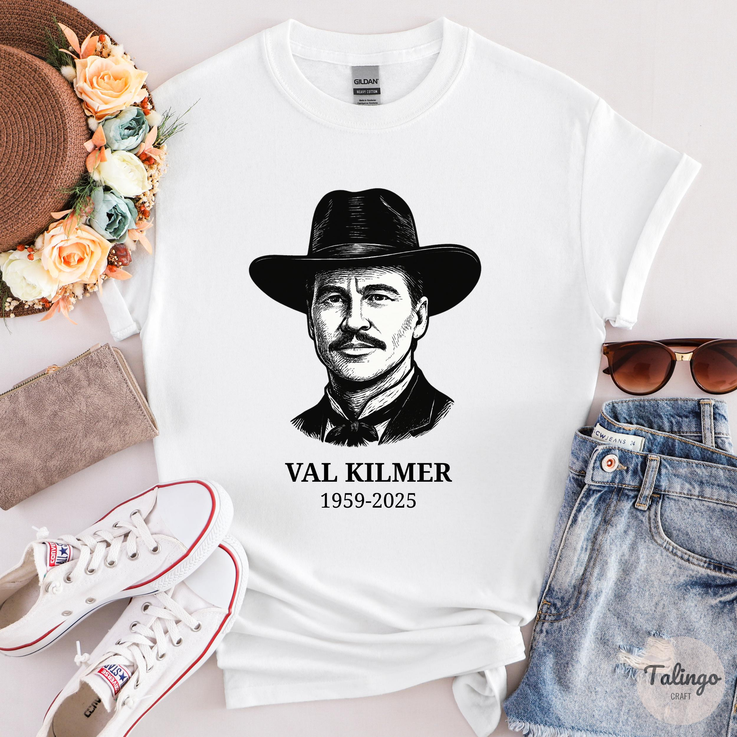RIP Val Kilmer 1959-2025 Cowboy T-Shirt