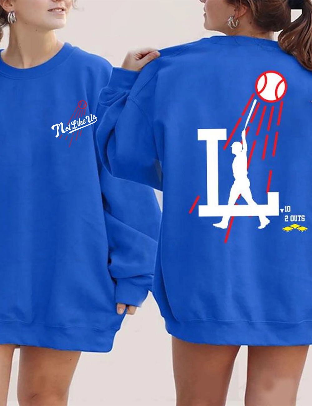 LA Dodgers They Not Like Us 2 Sided GrandSlam Shirt