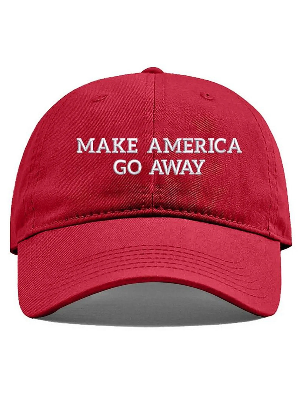 Embroidered Make America Go Away Hat