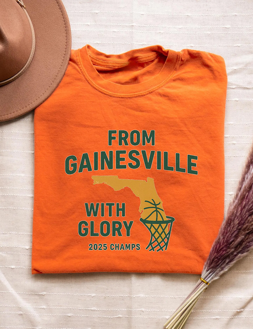 Men's Basketball Champions From Gainesville With Glory T-Shirt 