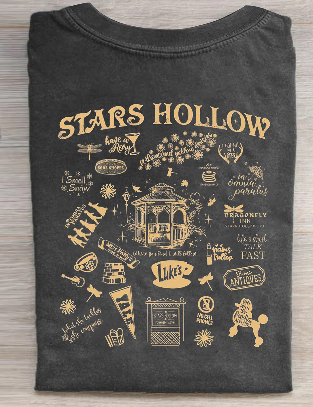 Stars Hollow Two- Sided Lukes Diner T-Shirt
