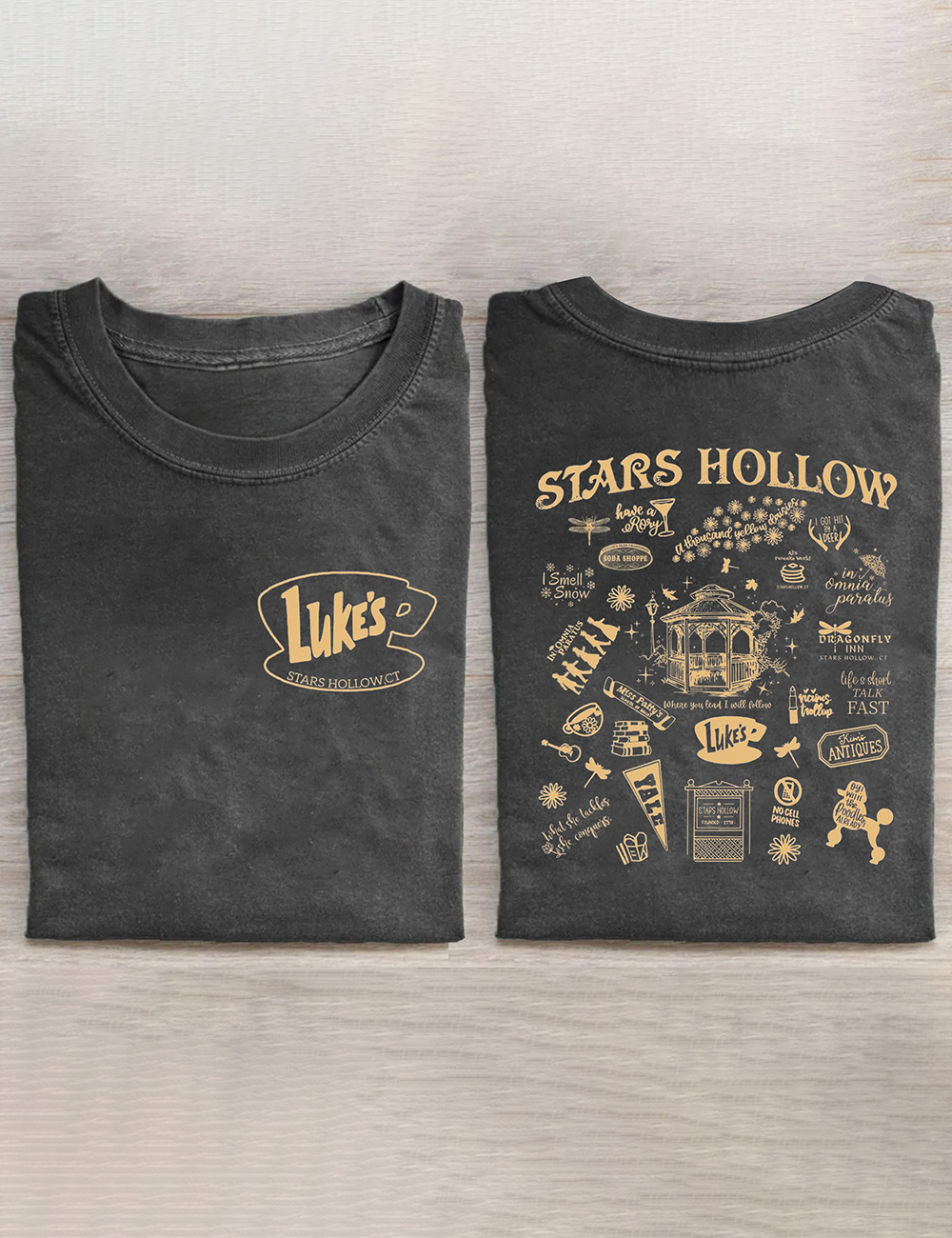 Stars Hollow Two- Sided Lukes Diner T-Shirt