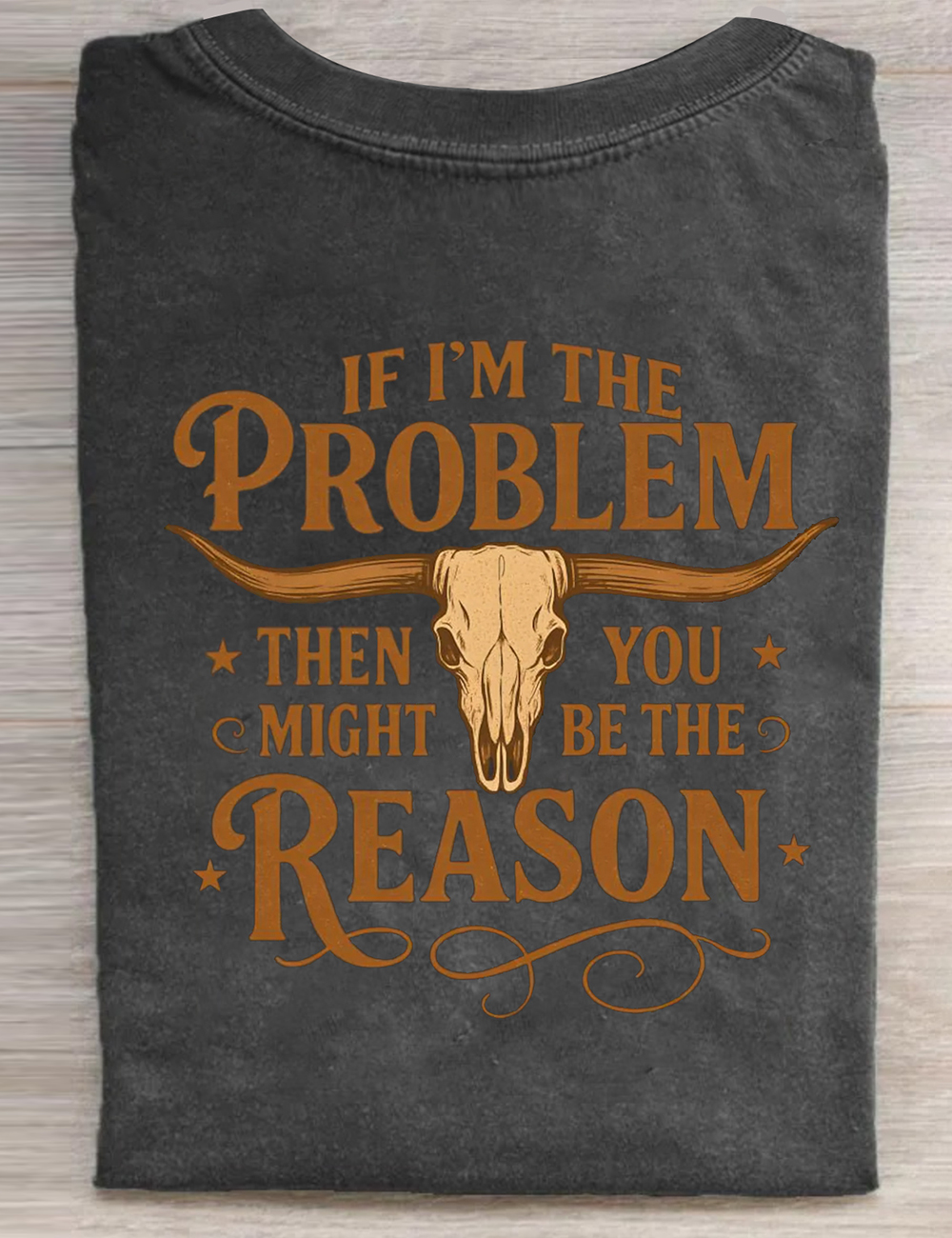Retro Cowgirl If I'm The Problem Then You Might Be The Reason Country Music T-Shirt
