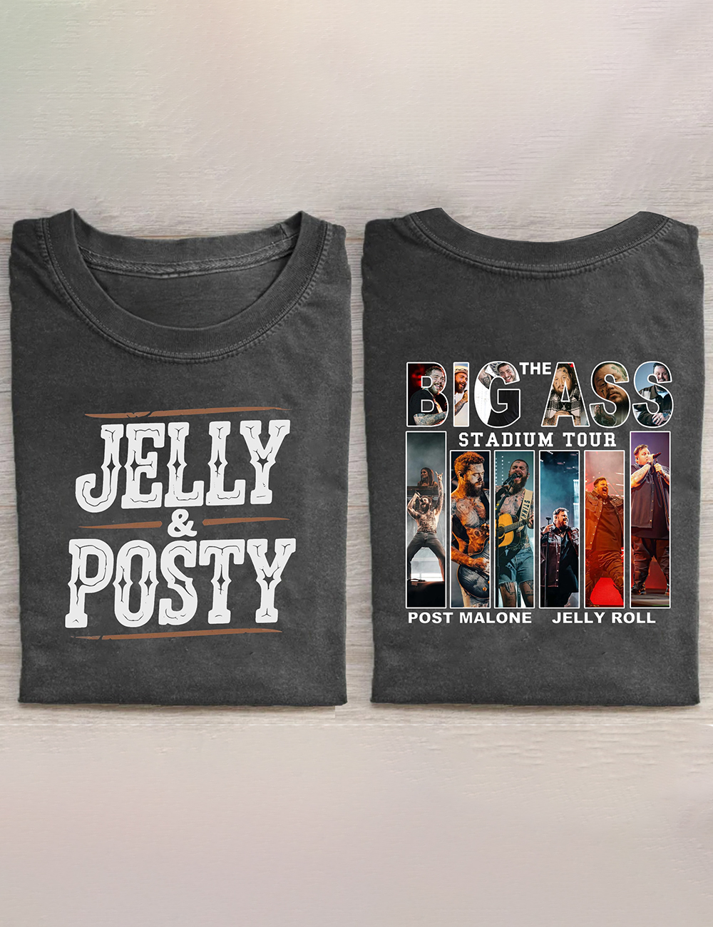 Jelly Roll Posty Post Malone Tour 2025 T-Shirt