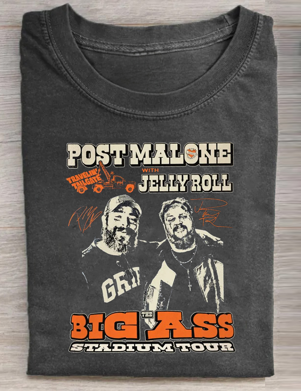 Post Malone Jelly Roll Posty Tour 2025 T-Shirt