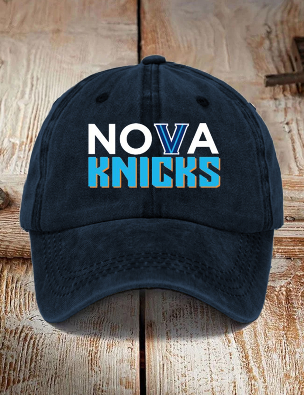 Nova Knicks Villanova Basketball Playoffs Pope Leo XIV Fan Baseball Cap