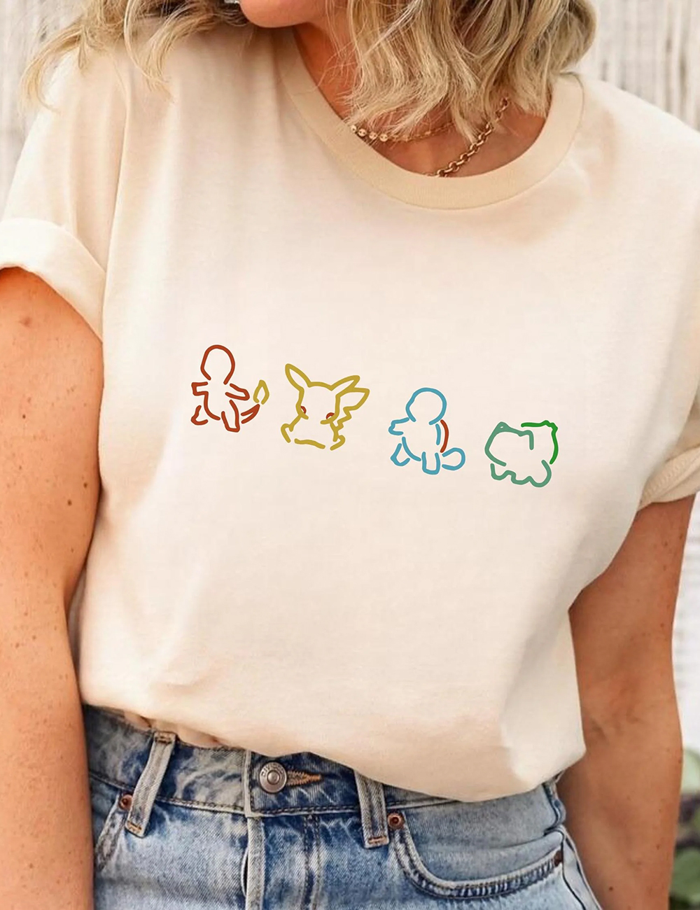 Retro Cartoon Inspired Silhouette Anime Lover T-Shirt