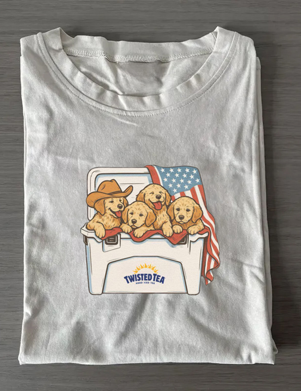 Twisted Tea Dog Cooler T-Shirt