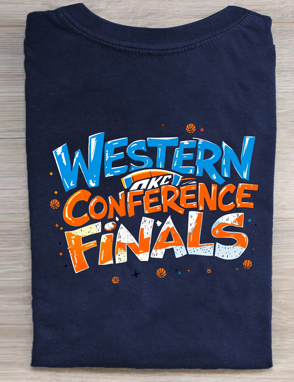 Loud City Oklahoma Basketball 2025 Western Conference Champions T-Shirt