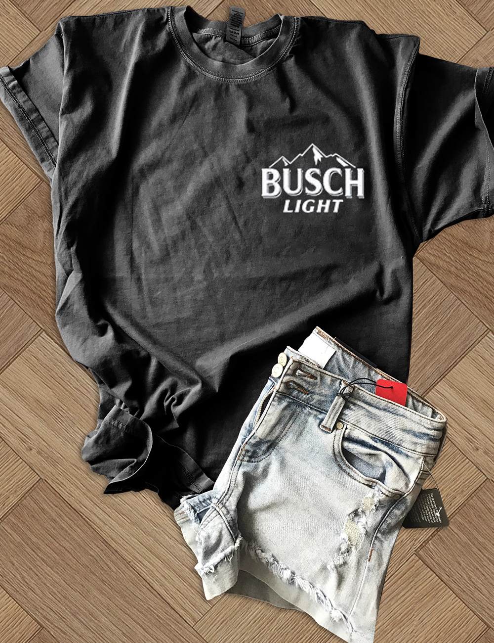 Red White And Busch Light 4th Of July T-Shirt