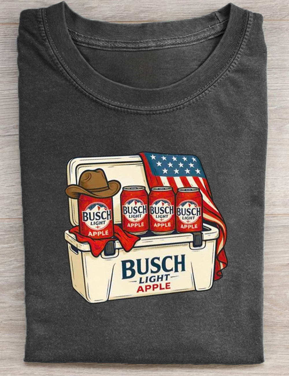 Busch Light Apple 4th Of July T-Shirt