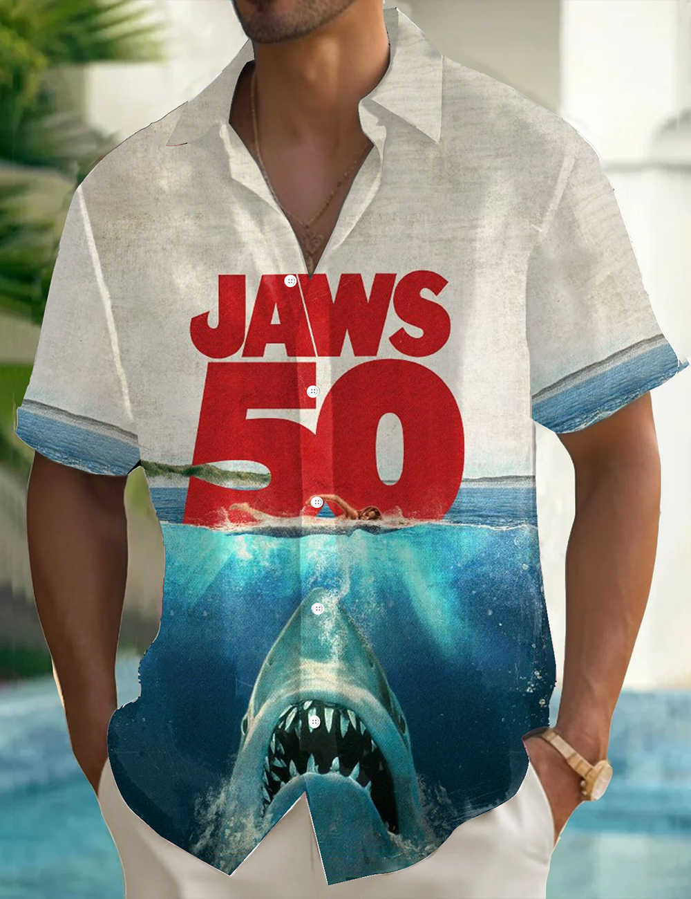 Jaws 50th Anniversary Retro Movie Fans Shirt