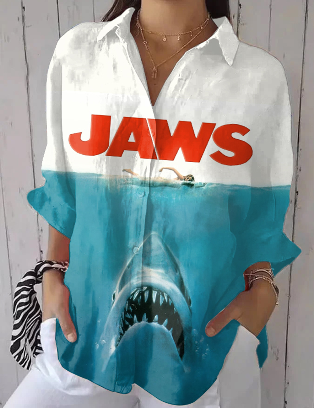 Women's JAWS Film Shirt