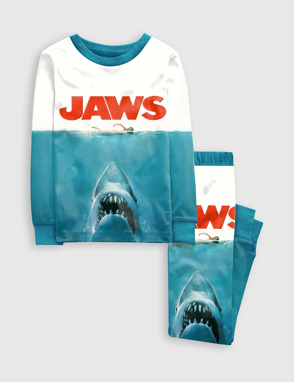 Kid's Jaws 50th Anniversary Jaws Amity Island Pajama Set