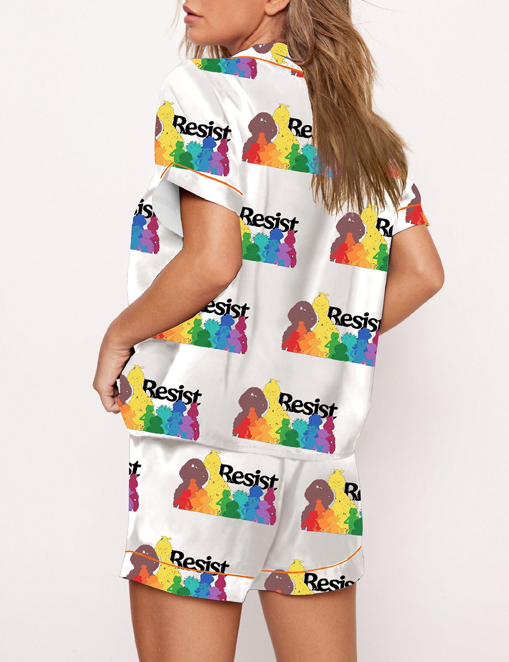 Women's Resist Print Pajama Set