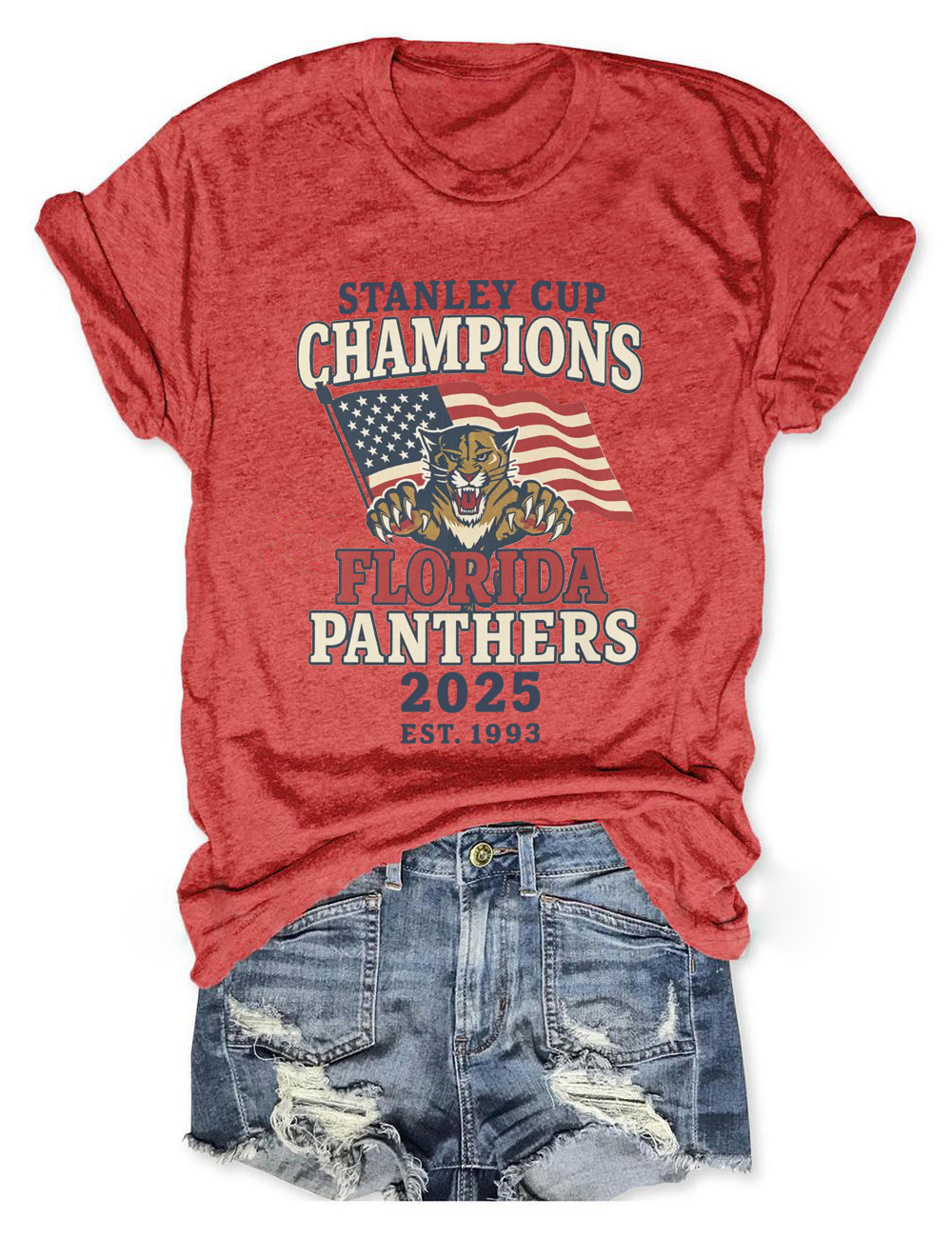 Florida Panthers Stanley Cup Champions 2025 T-Shirt