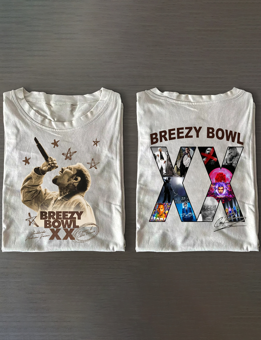 Chris Brown 1111 Tour 2025 Breezy Bowl XX T-Shirt