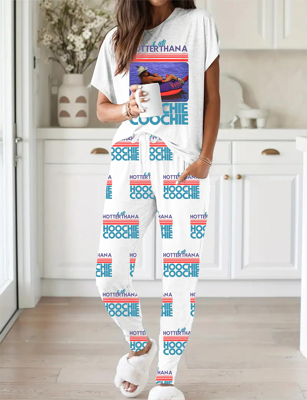 Women's Hotter Than A Hoochie Coochie Pajama Set