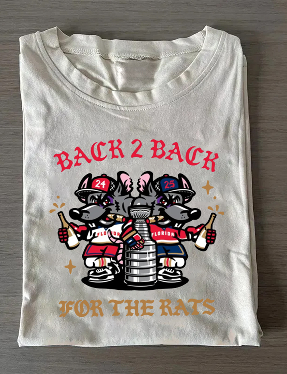 Florida Panthers Stanley Cup Rat T-Shirt