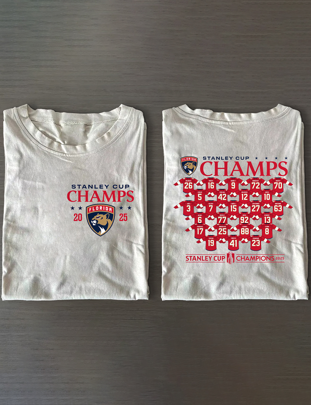 Florida Panthers 2025 Stanley Cup Champions T-Shirt