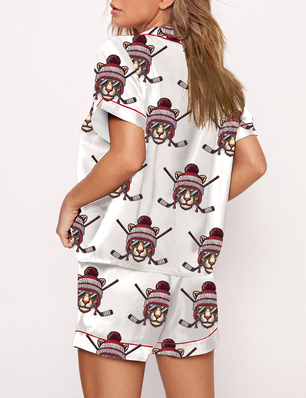 Women's Florida Panther Stanley Cup Champions Hockey Fan Pajama Set