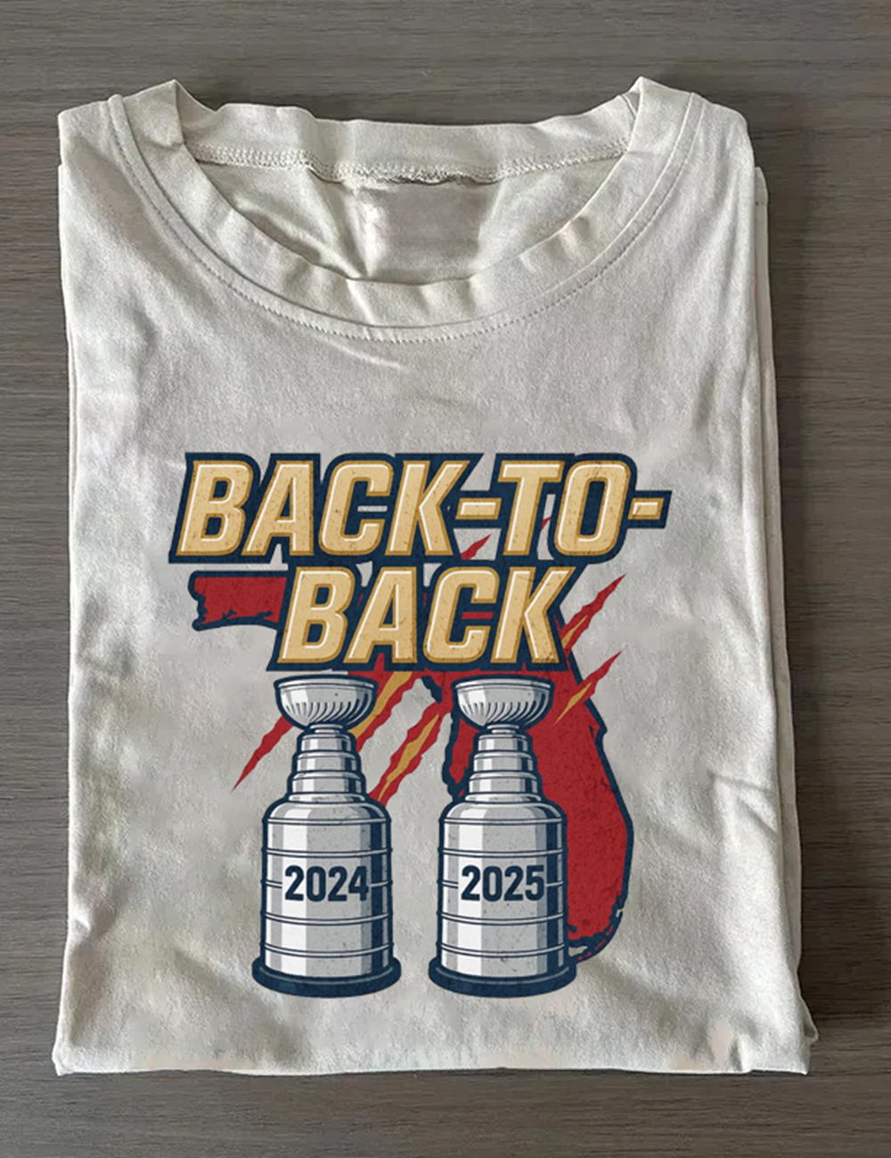 Back-to-Back 2024-2025 Champions Florida Panthers T-Shirt