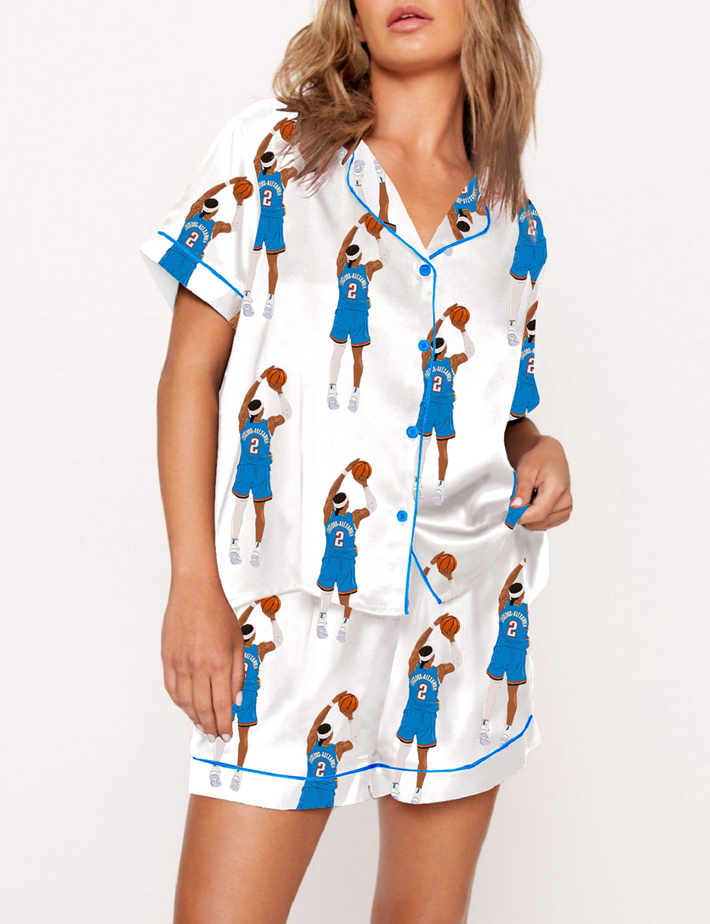 Women's Shai Gilgeous-Alexander Jumper Oklahoma City Pajama Set