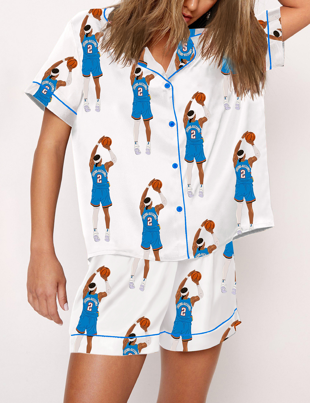 Women's Shai Gilgeous-Alexander Jumper Oklahoma City Pajama Set