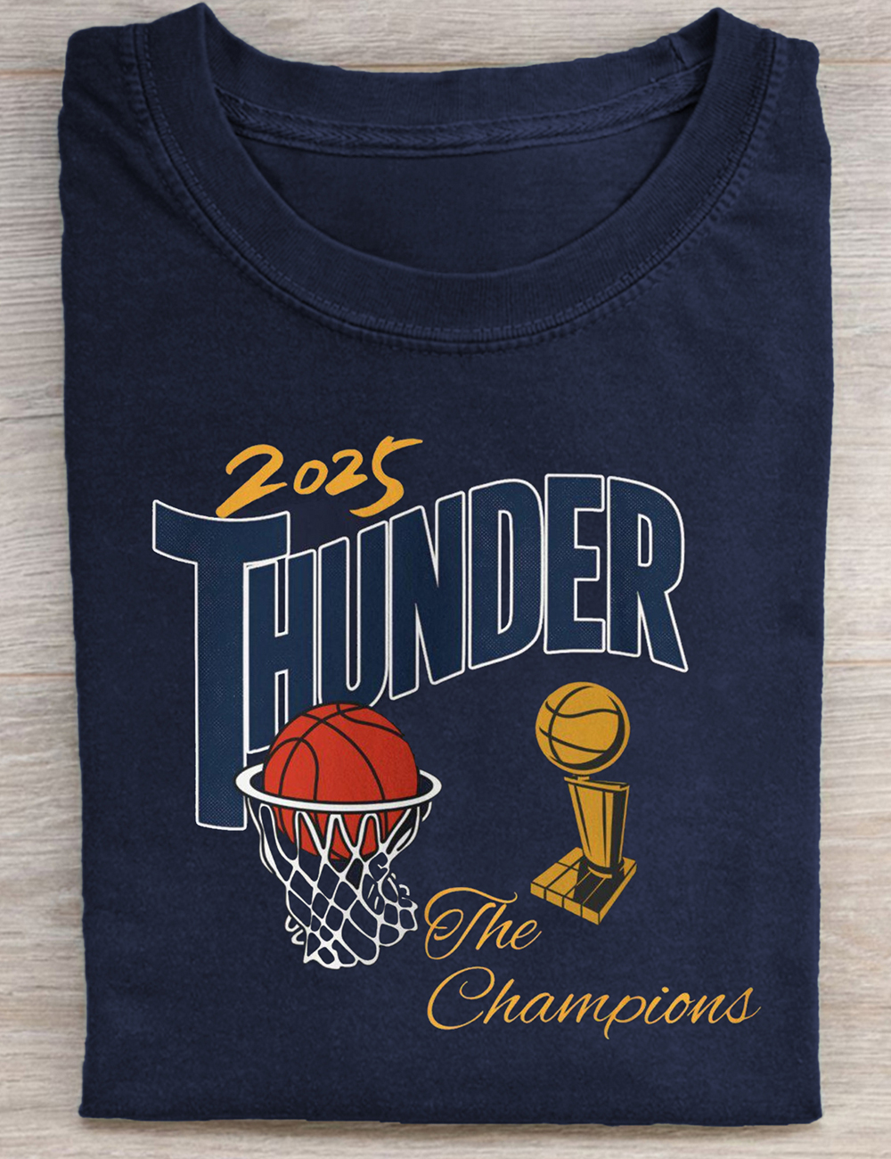 Oklahoma City 2025 Champions Basketball T-Shirt
