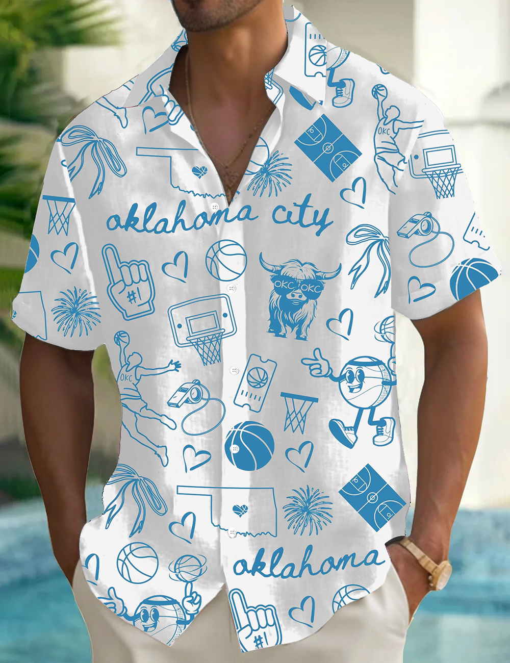 Oklahoma City Thunder Basketball 2025 Champions Hawaiian Shirt