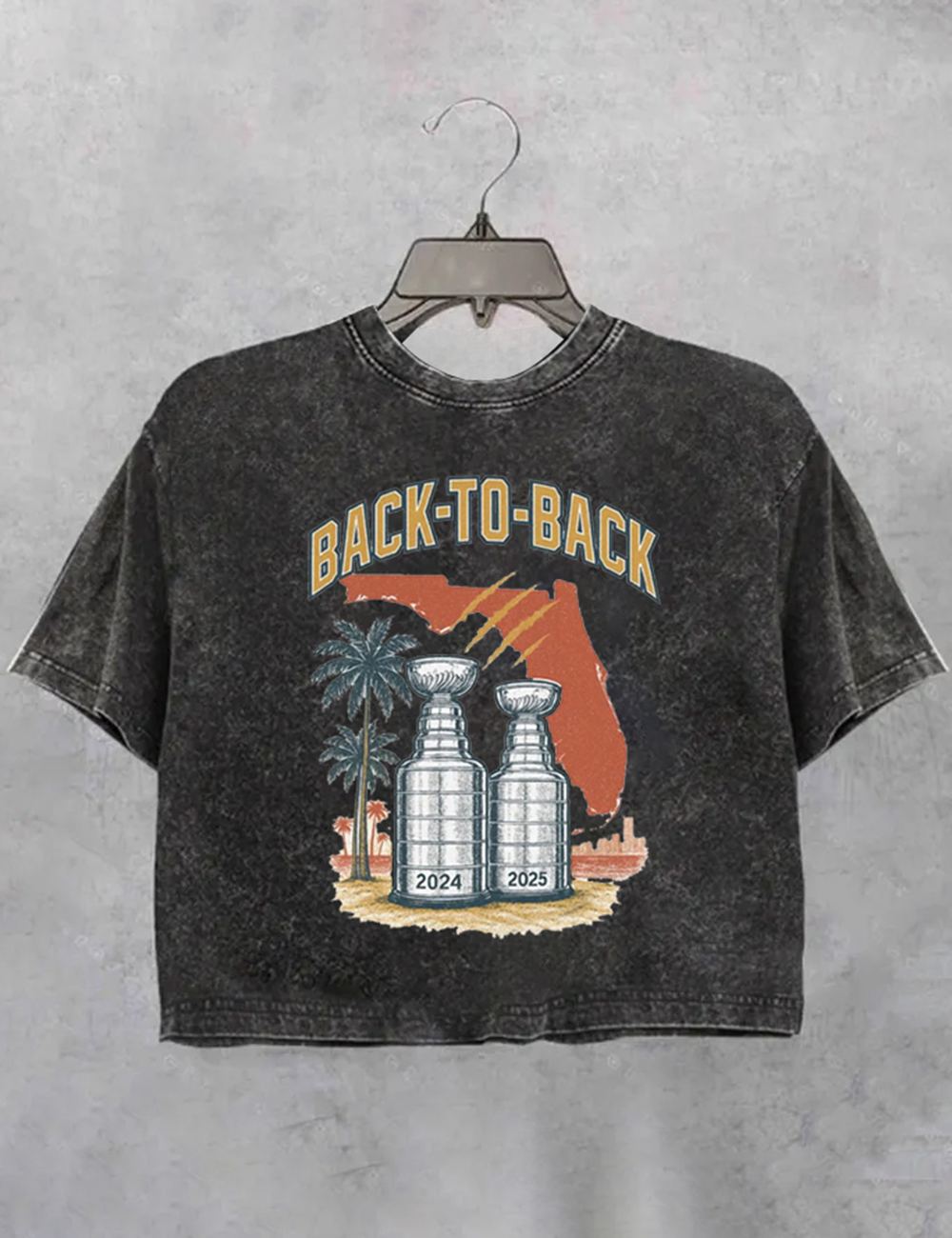 Florida Panthers Hockey Stanley Cup Champions 2024 2025 Tie Dye T-Shirt