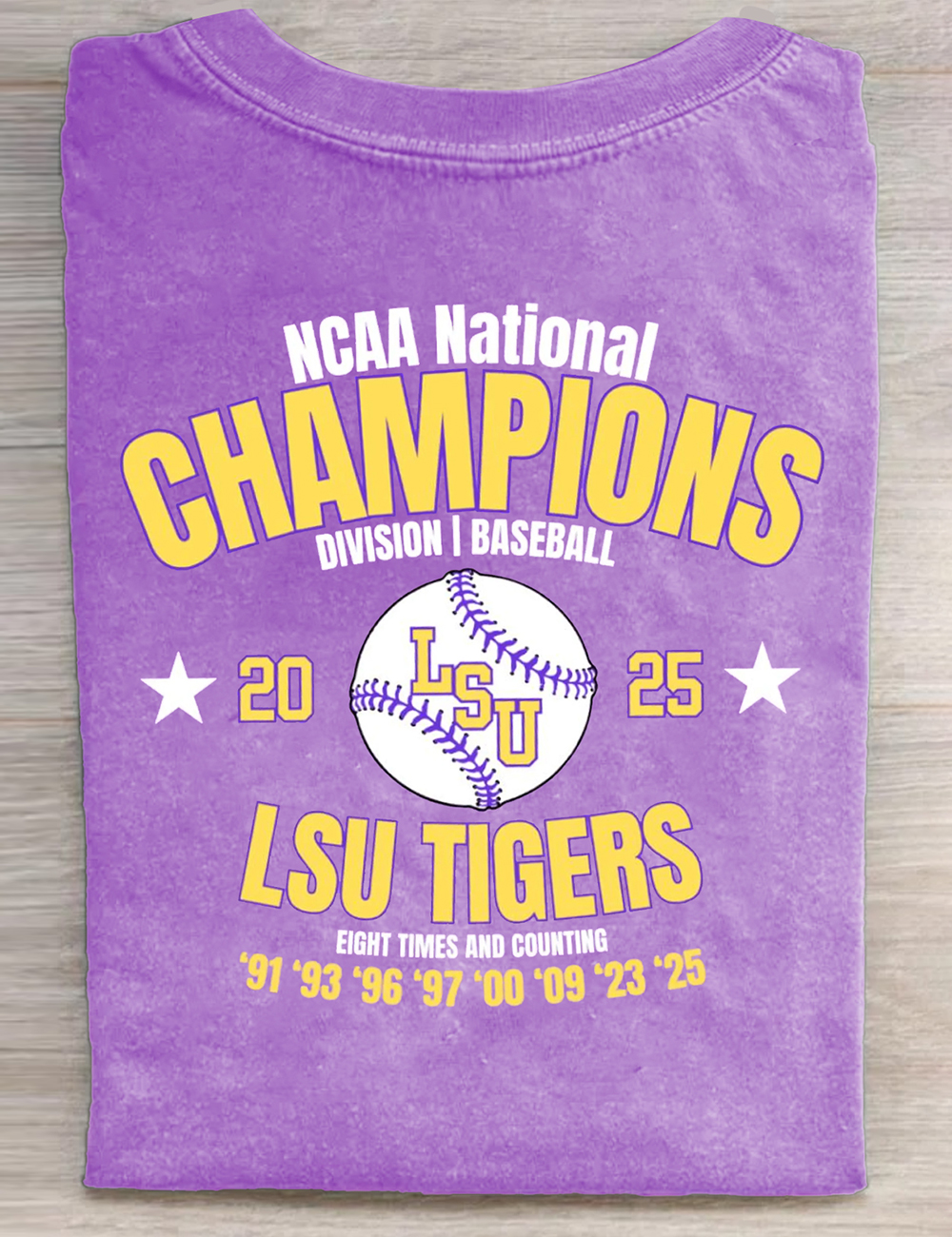 Lsu Tigers College Baseball World Series Championship 2025 T-Shirt