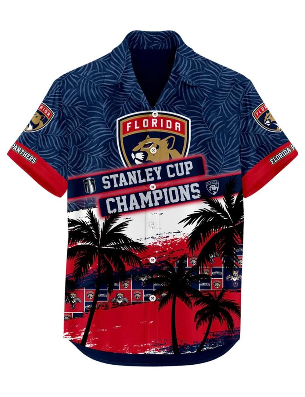 Florida Panthers Back To Back 2024 2025 Champions Hawaiian Shirt