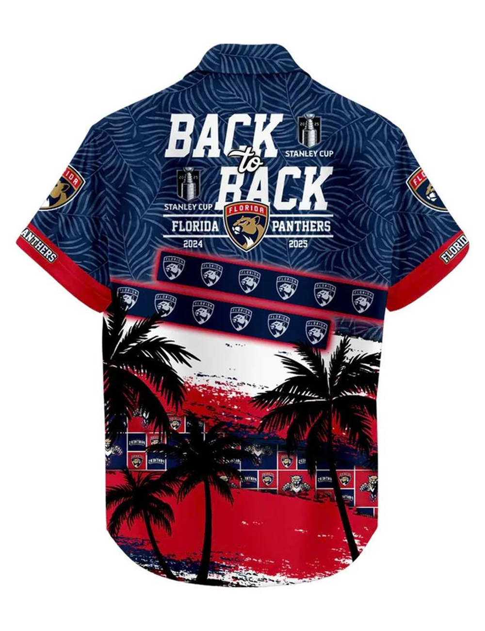 Florida Panthers Back To Back 2024 2025 Champions Hawaiian Shirt