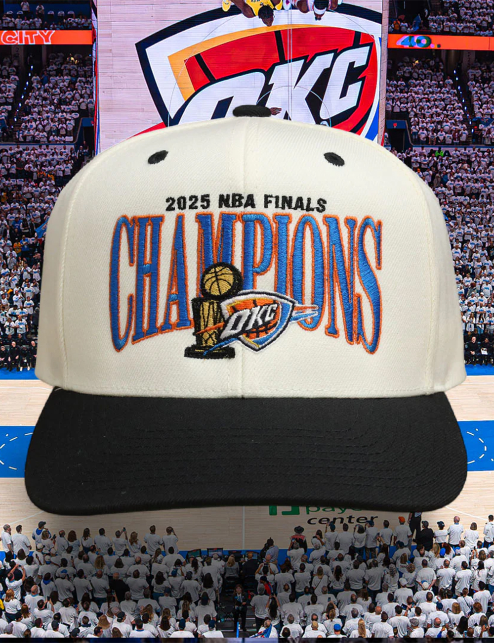 Oklahoma City Thunder Champions 2025 Trucker Hat