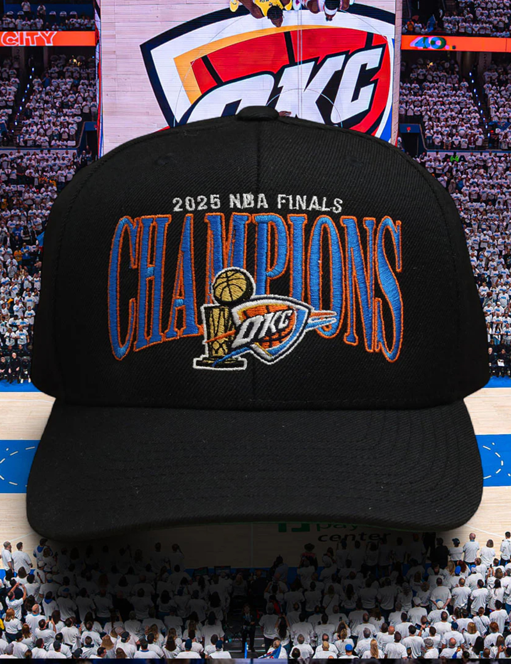 Oklahoma City Thunder Champions 2025 Trucker Hat