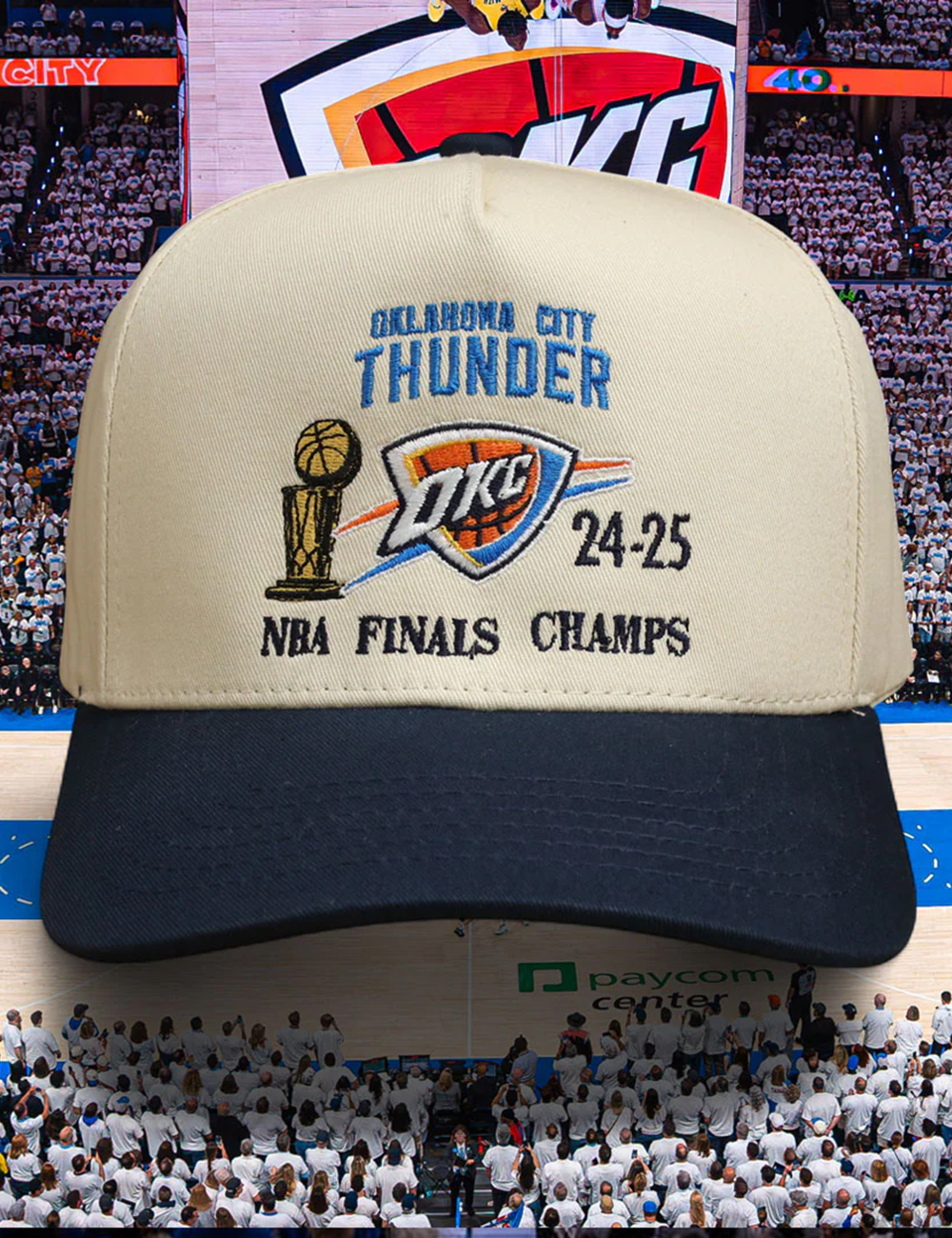 Oklahoma City Thunder Champions 2024 2025 Trucker Hat