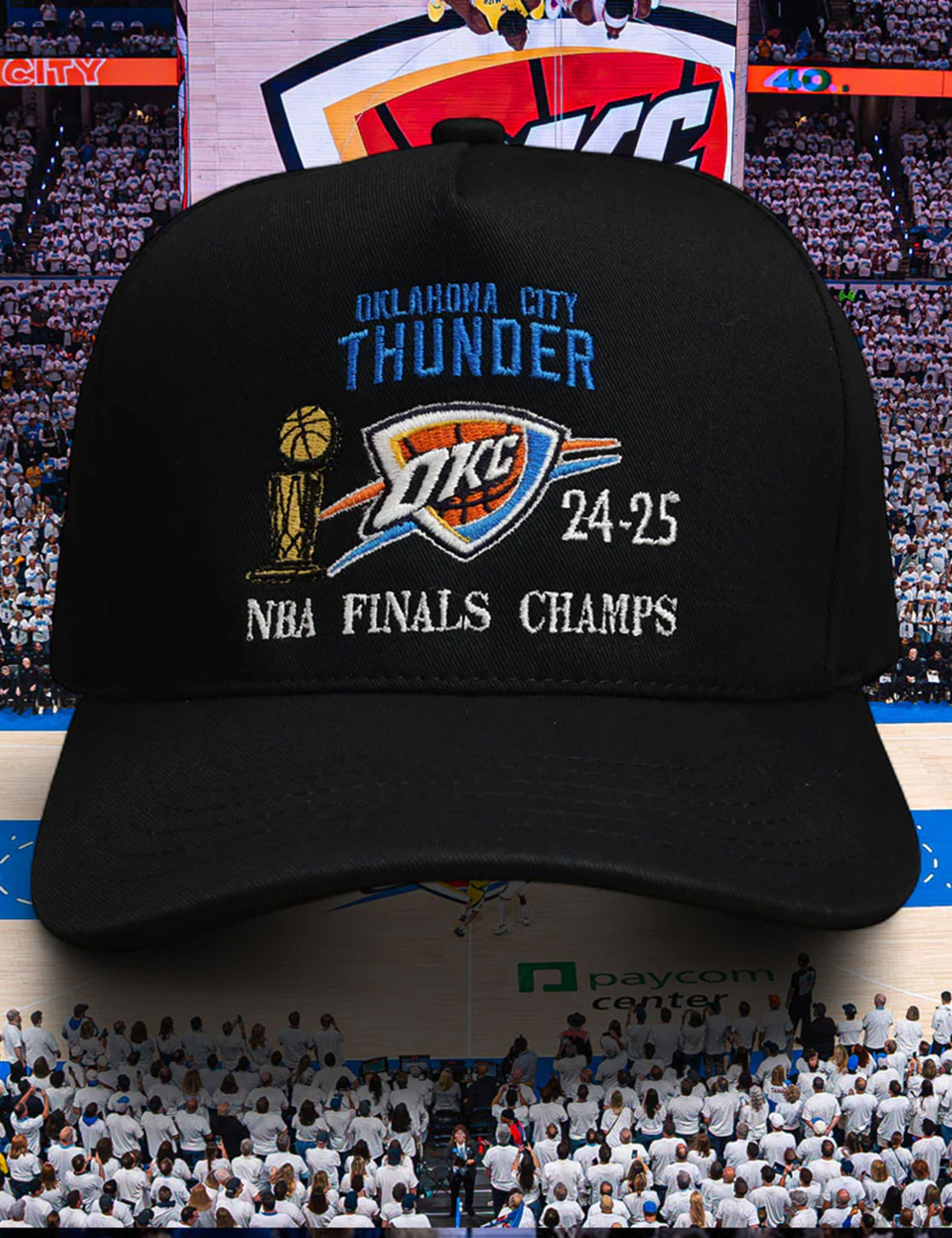 Oklahoma City Thunder Champions 2024 2025 Trucker Hat
