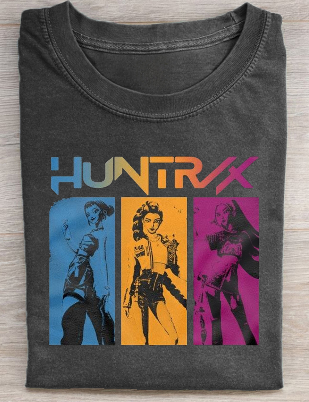 Huntrix Kpop Demon Hunters Movie Vintage T-Shirt